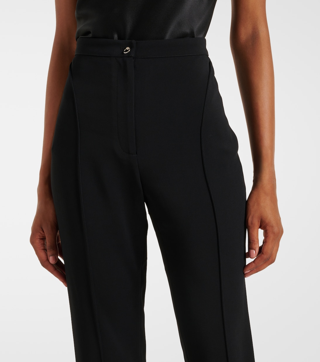 Schmale High-Rise-Hose | Mugler
