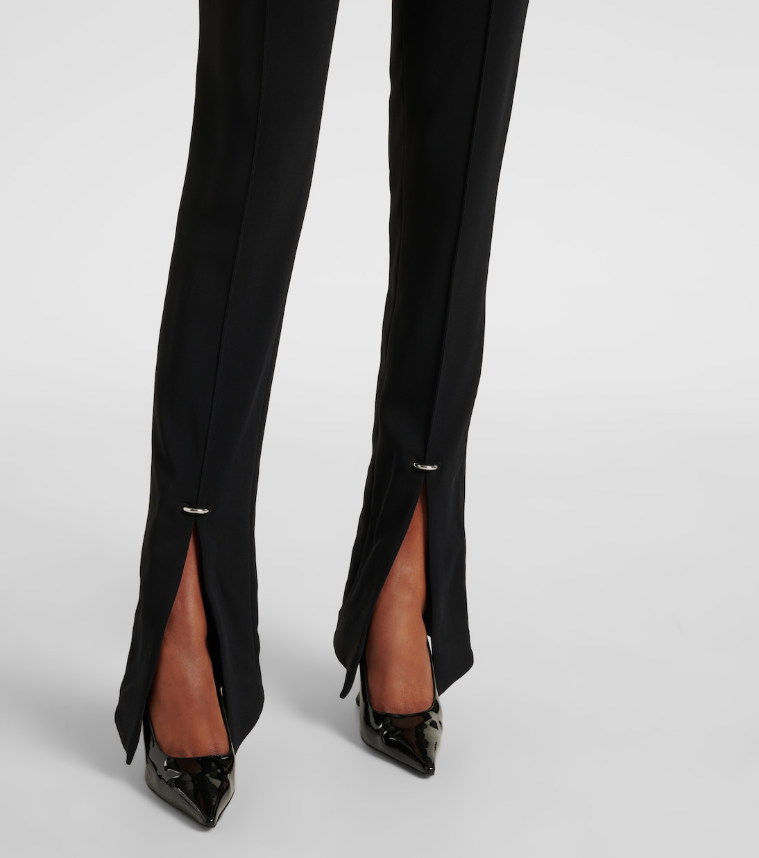 Schmale High-Rise-Hose | Mugler