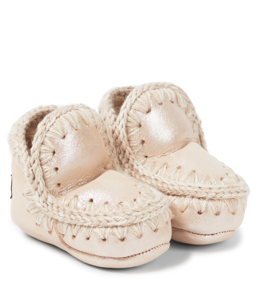 Baby - Stivaletti in suede con shearling | Mou Kids