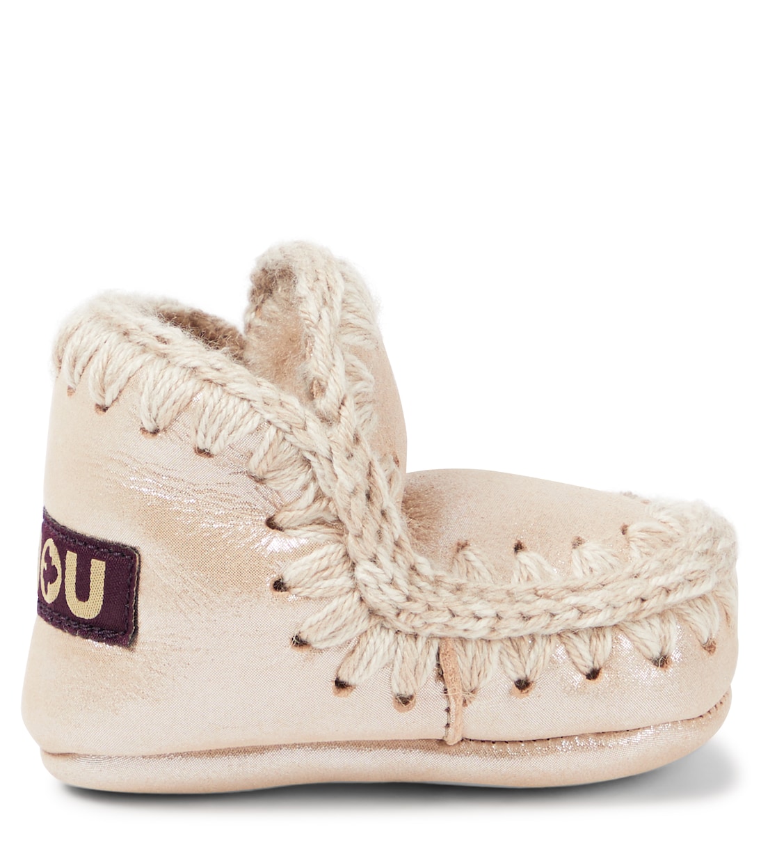 Baby - Stivaletti in suede con shearling | Mou Kids