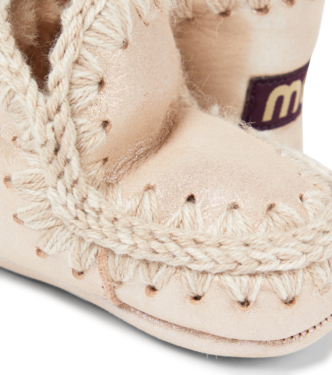 Baby - Stivaletti in suede con shearling | Mou Kids