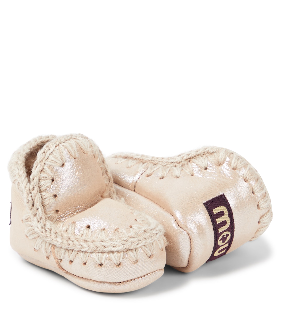 Baby - Stivaletti in suede con shearling | Mou Kids