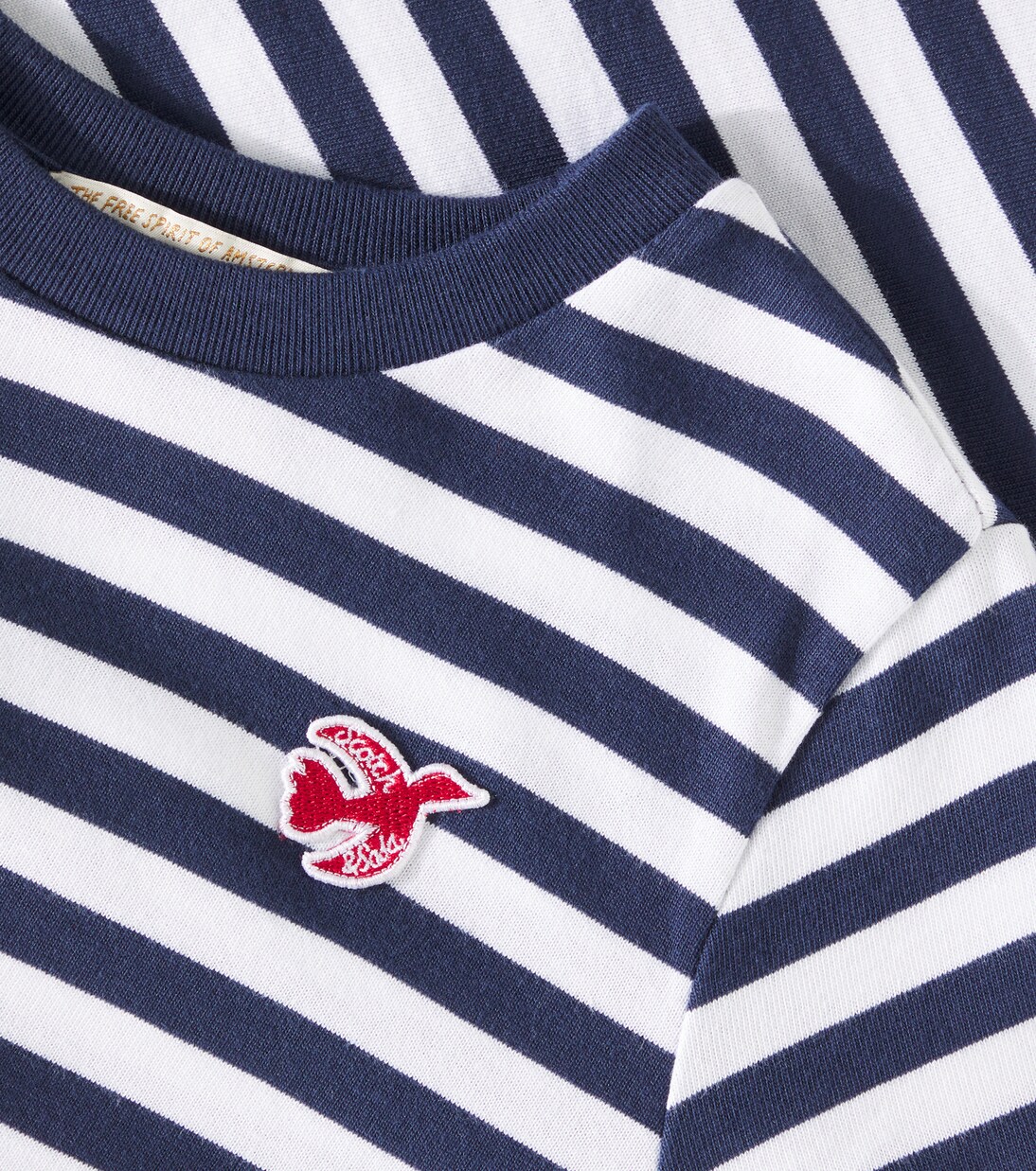 Camiseta de jersey de algodón a rayas | Scotch & Soda Kids