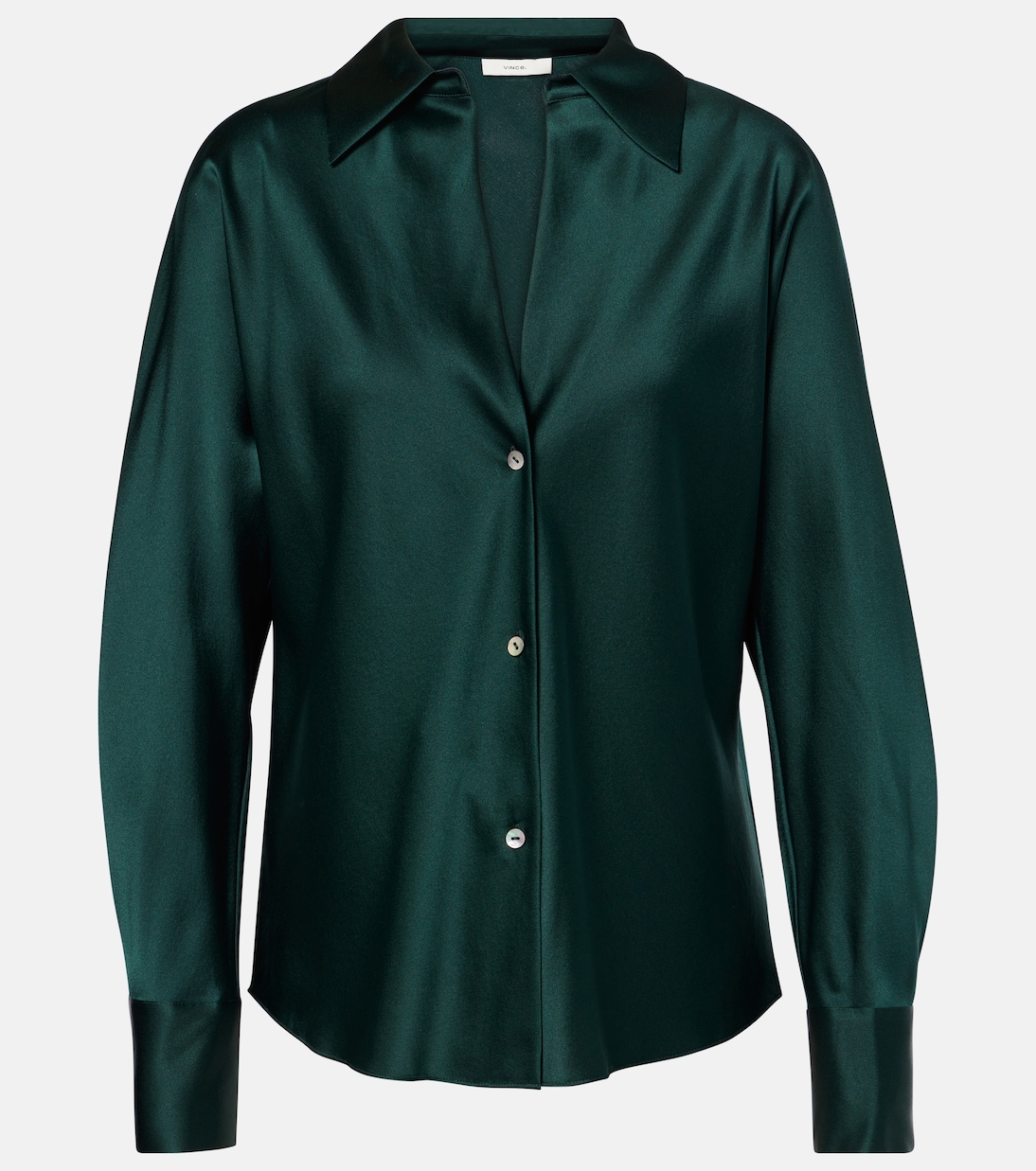 Camicia in raso di seta | Vince