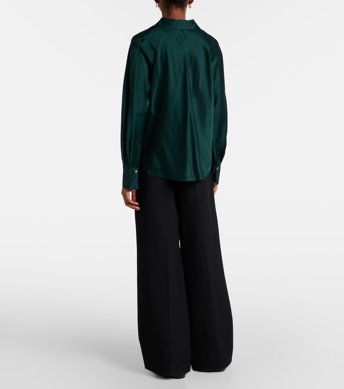 Camicia in raso di seta | Vince