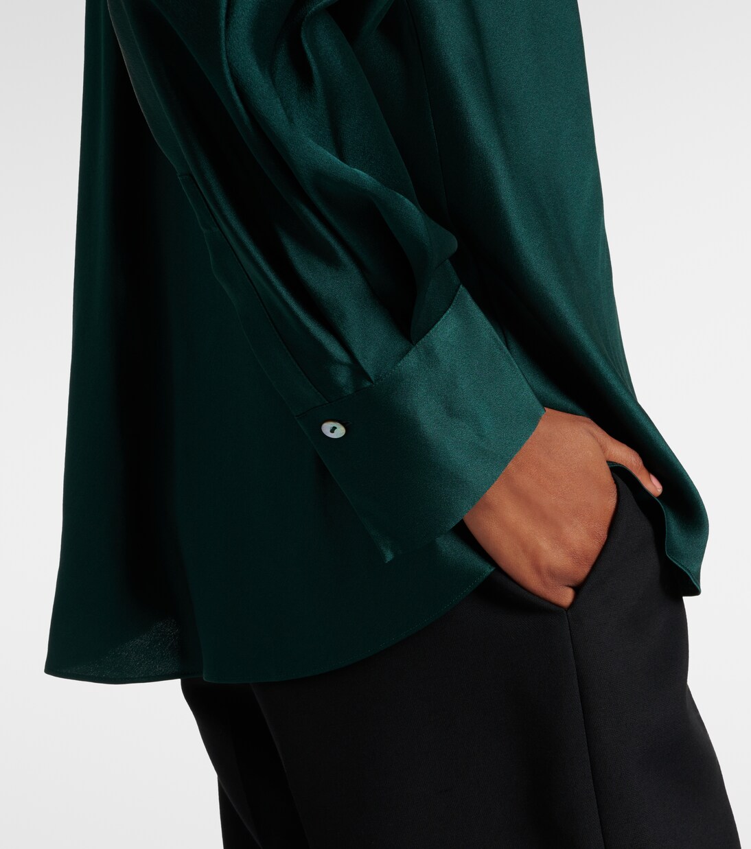 Camicia in raso di seta | Vince