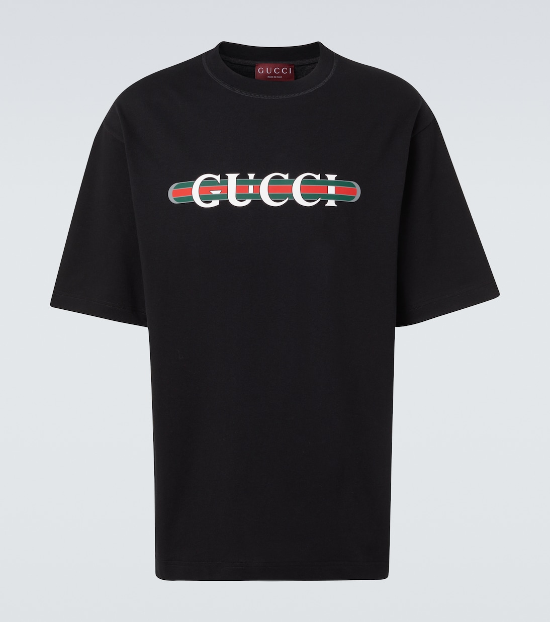 Camiseta de jersey de algodón con logo | Gucci