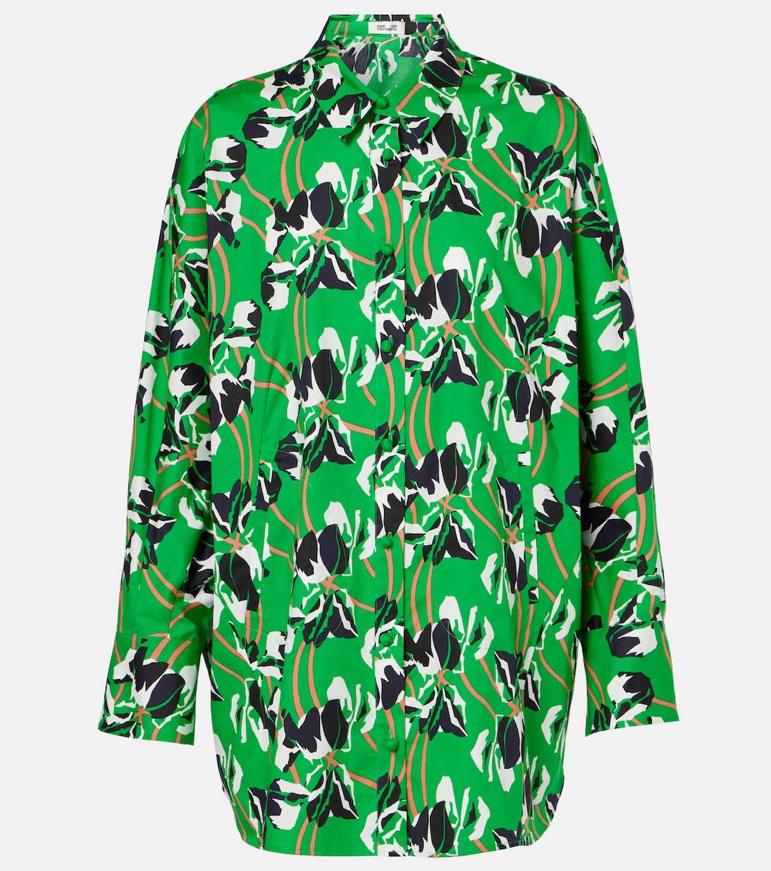 Bedruckte Bluse Caleb aus Baumwolle | Diane von Furstenberg