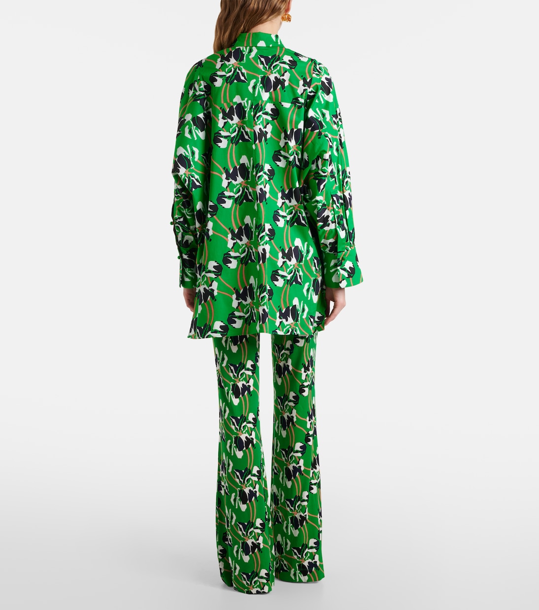 Bedruckte Bluse Caleb aus Baumwolle | Diane von Furstenberg