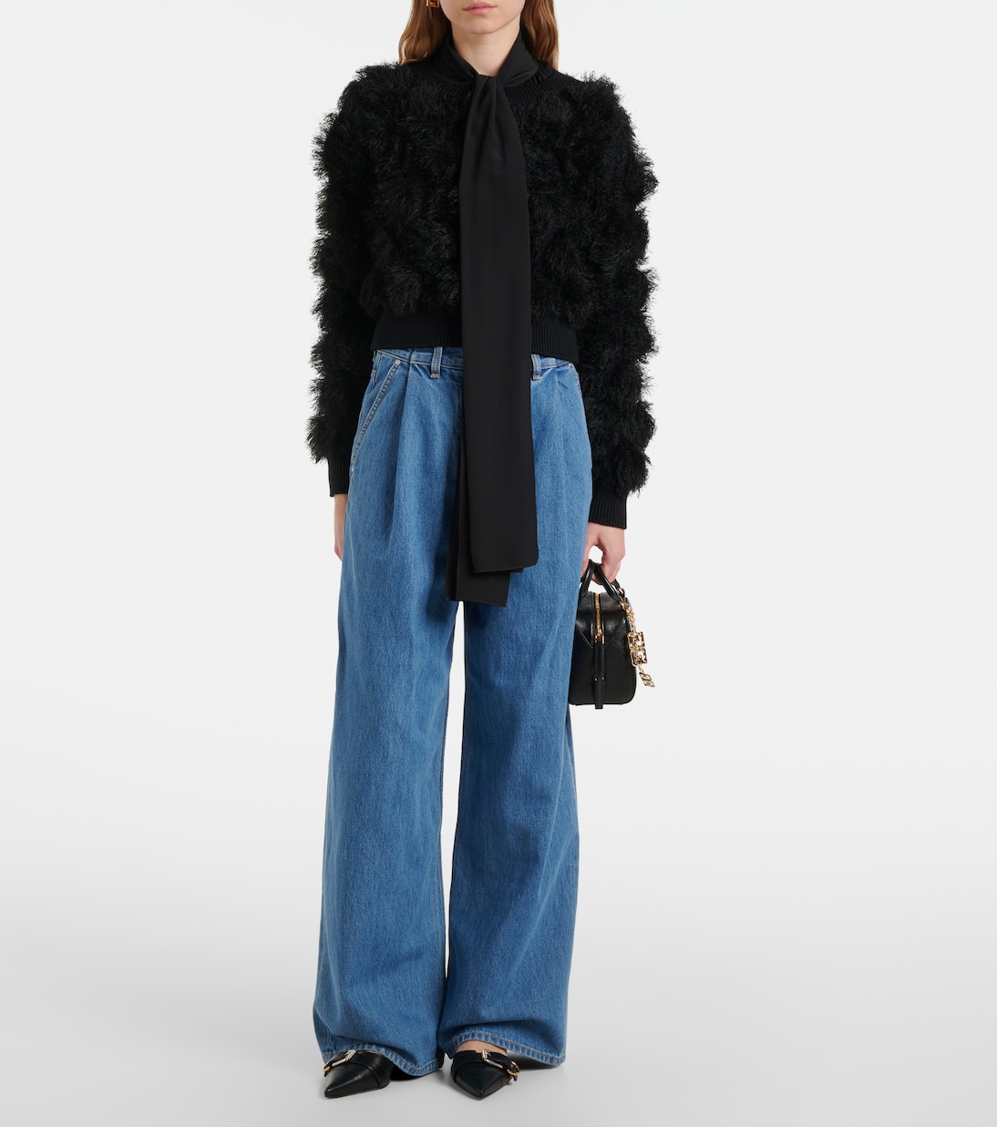 Pull raccourci Pompom | Givenchy