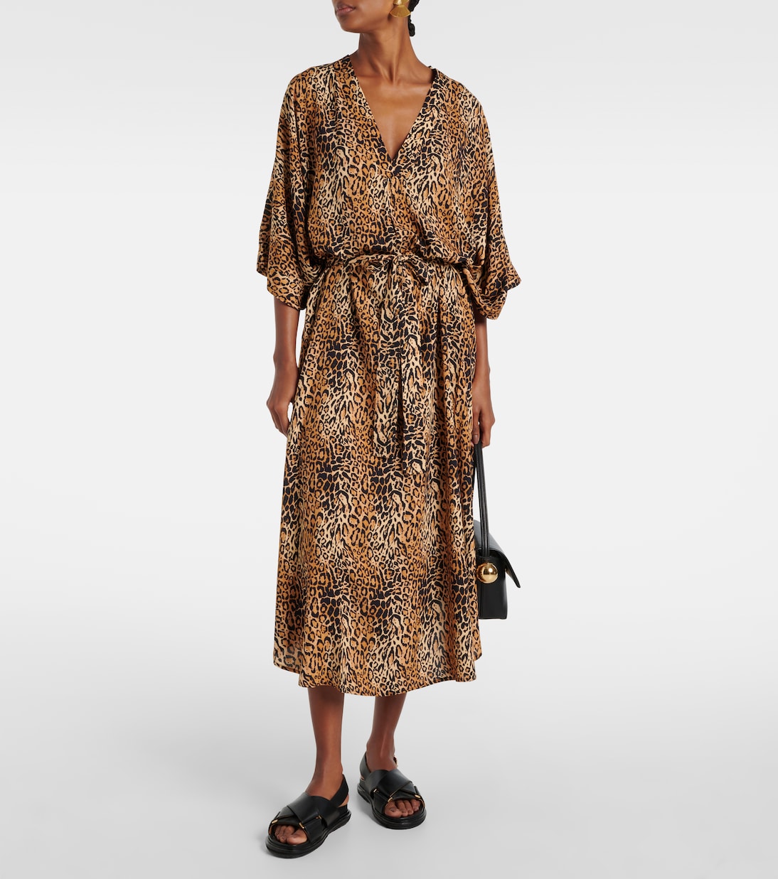 Vestido Largo Estampado Leopardo Bonnie de Melissa Odabash para Jóvenes Modernos
