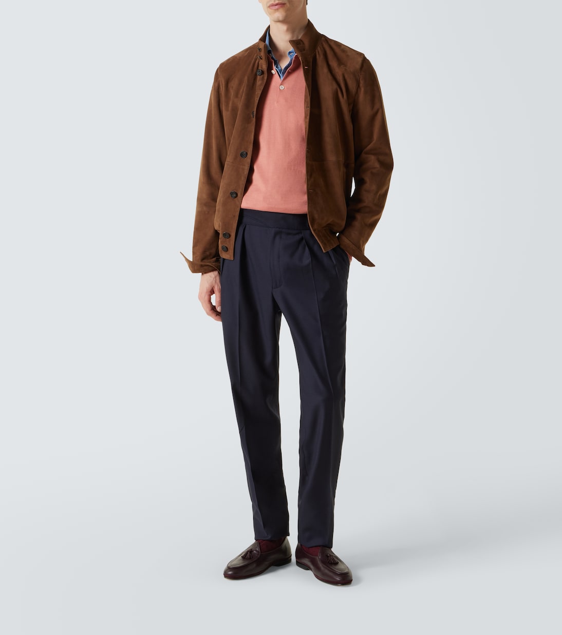 Bomber in suede | Rubinacci