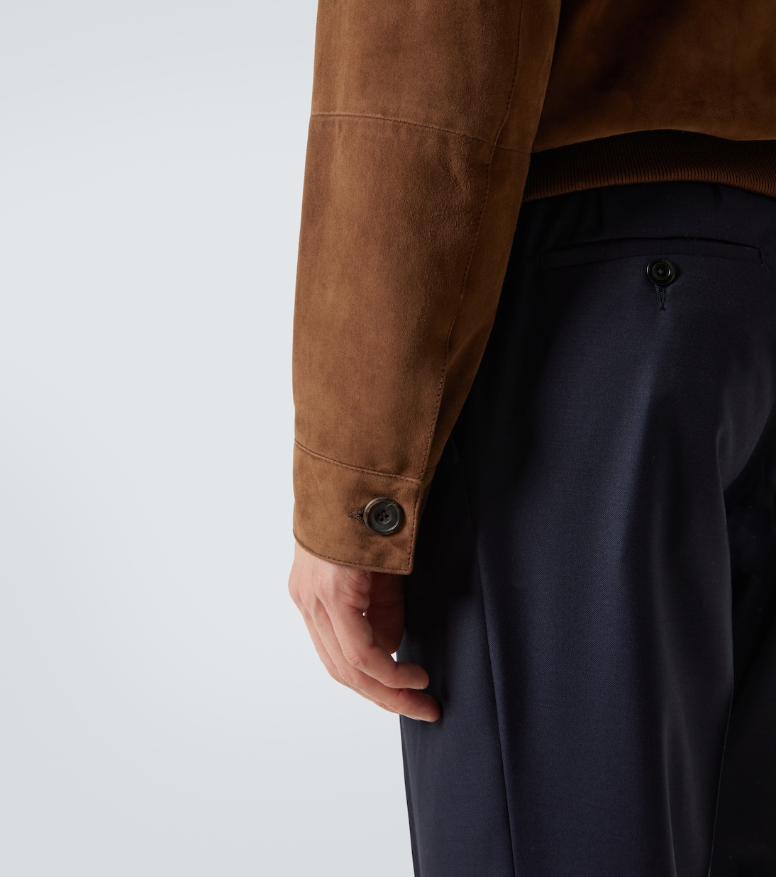 Bomber in suede | Rubinacci