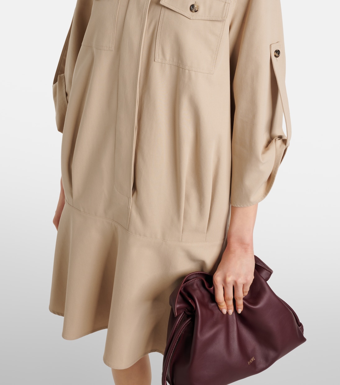 Hemdblusenkleid aus Baumwolle | Loewe