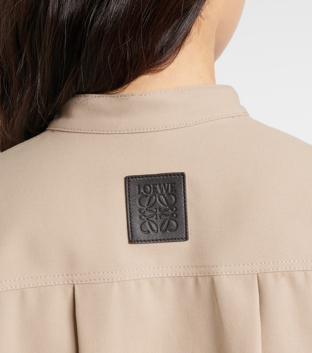 Hemdblusenkleid aus Baumwolle | Loewe