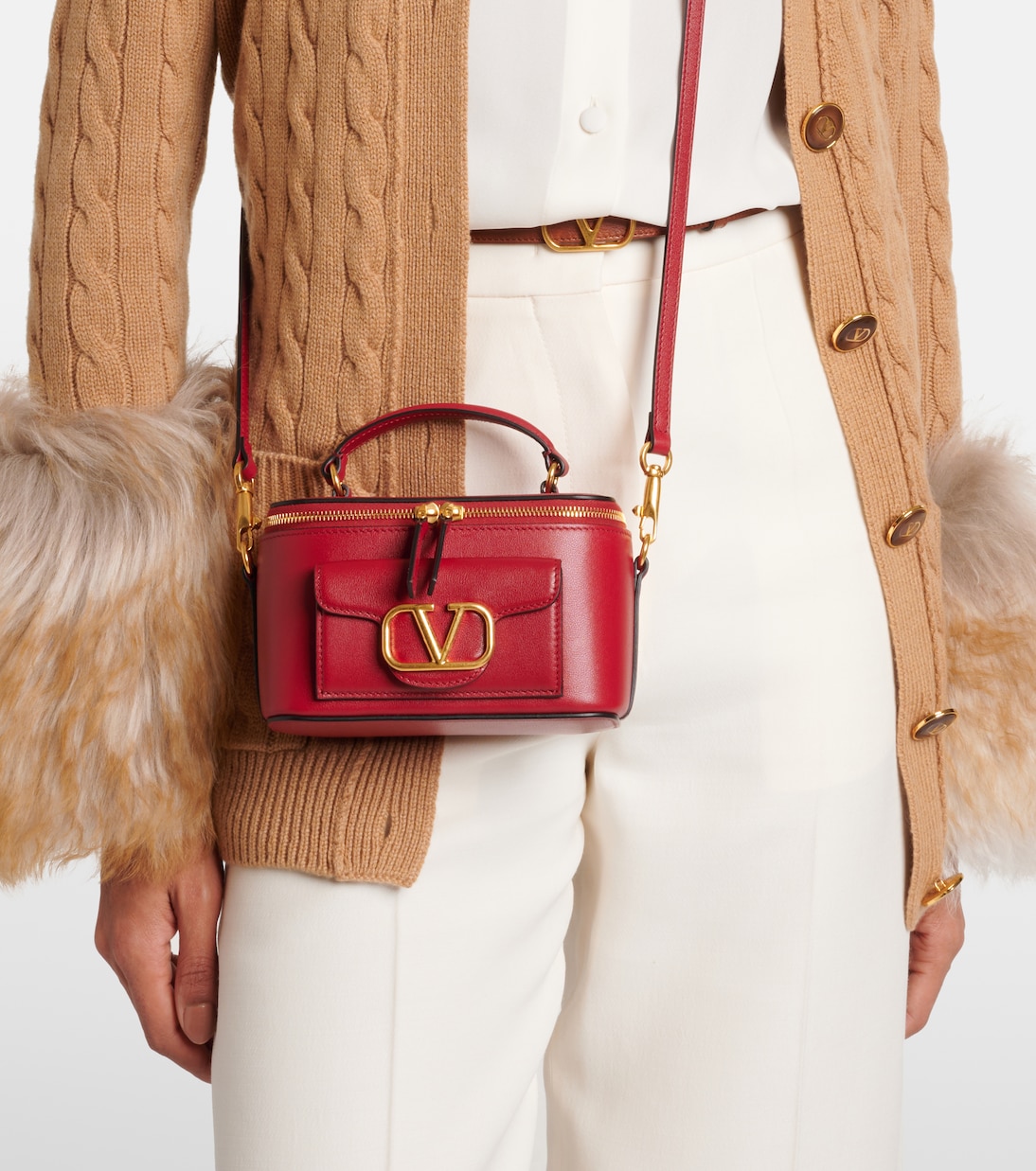 Tote VLogo Signature Locò Mini aus Leder | Valentino Garavani