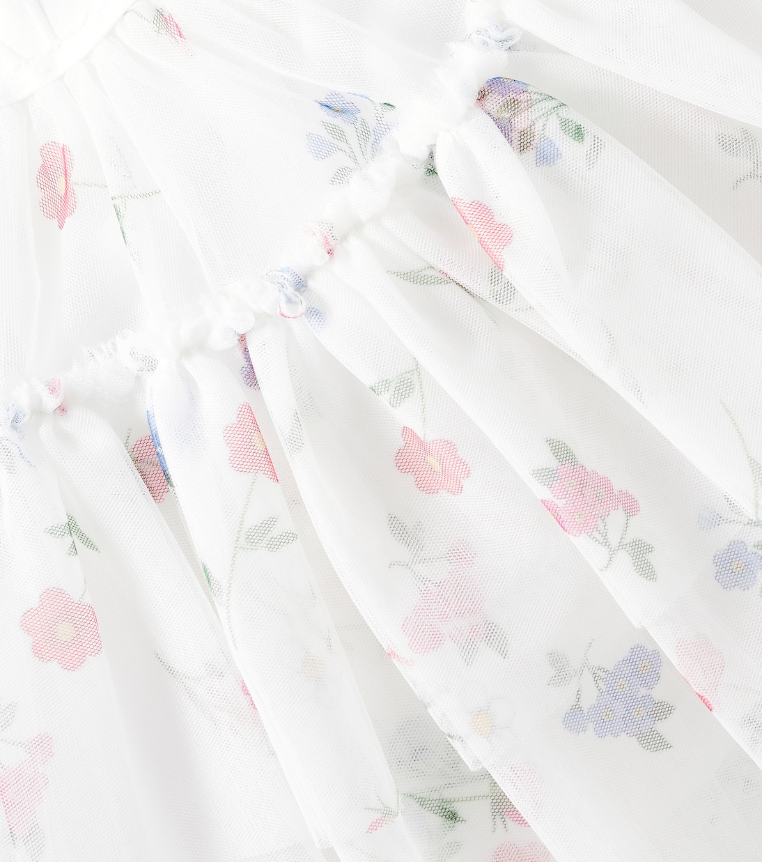 Jupe en tulle à fleurs | Monnalisa