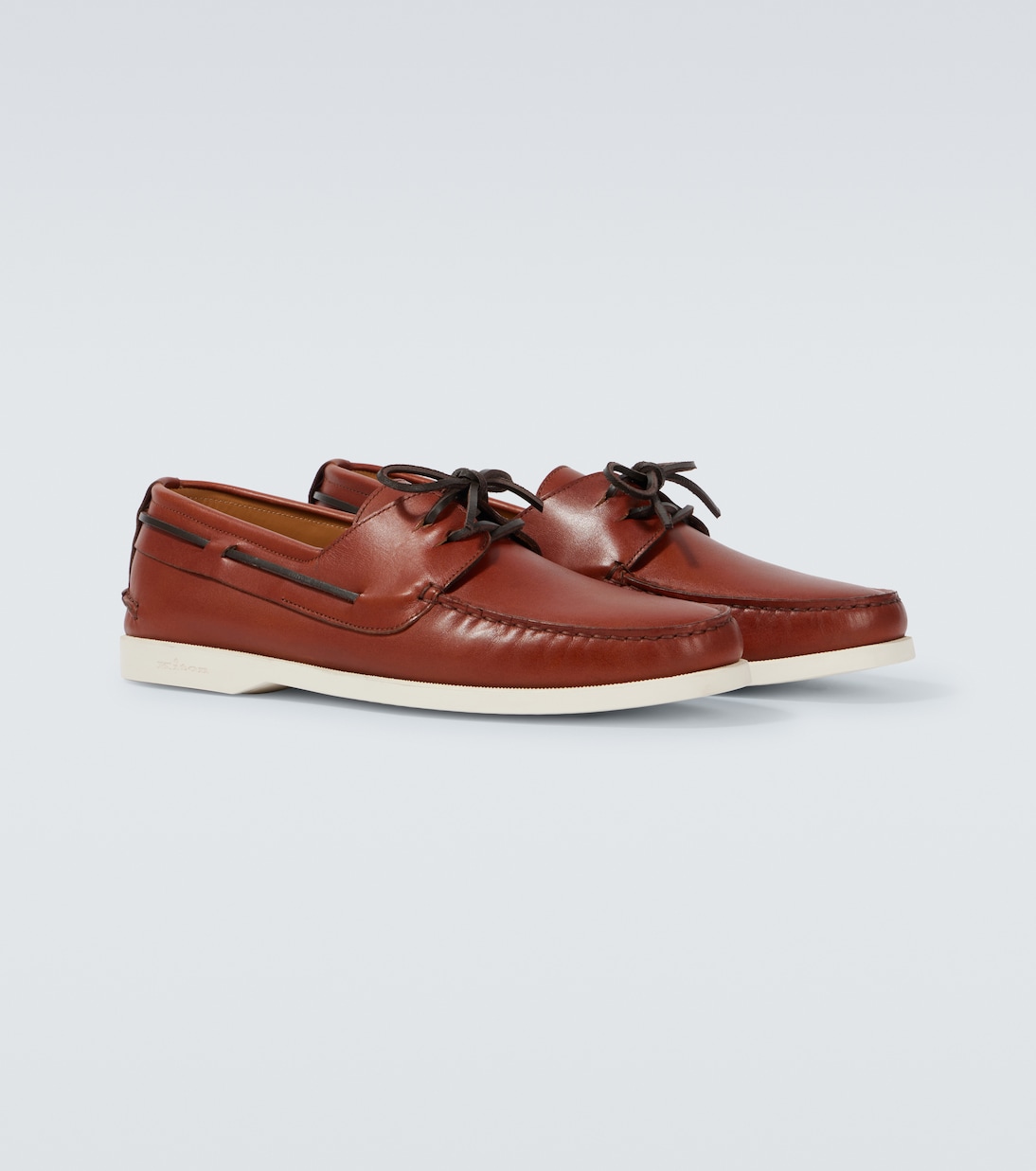 Segelschuhe aus Leder | Kiton