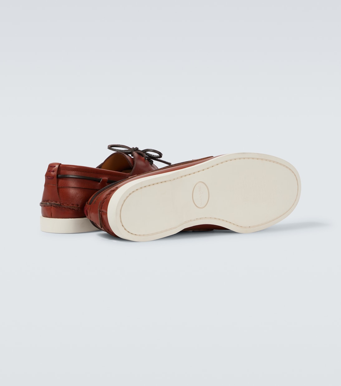 Segelschuhe aus Leder | Kiton
