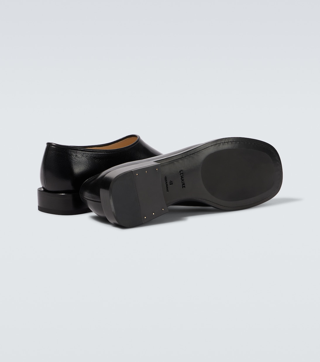 Slip-Ons Anatomic aus Leder | Lemaire
