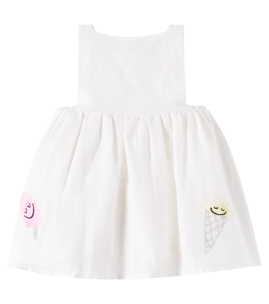 Baby Kleid aus Leinen und Baumwolle | Stella McCartney Kids