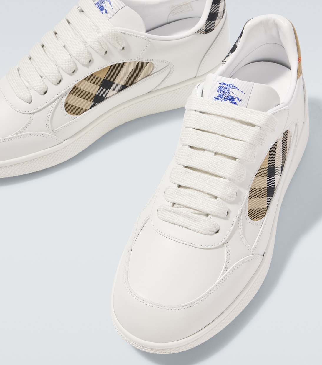 Burberry Check EKD leather sneakers | Burberry