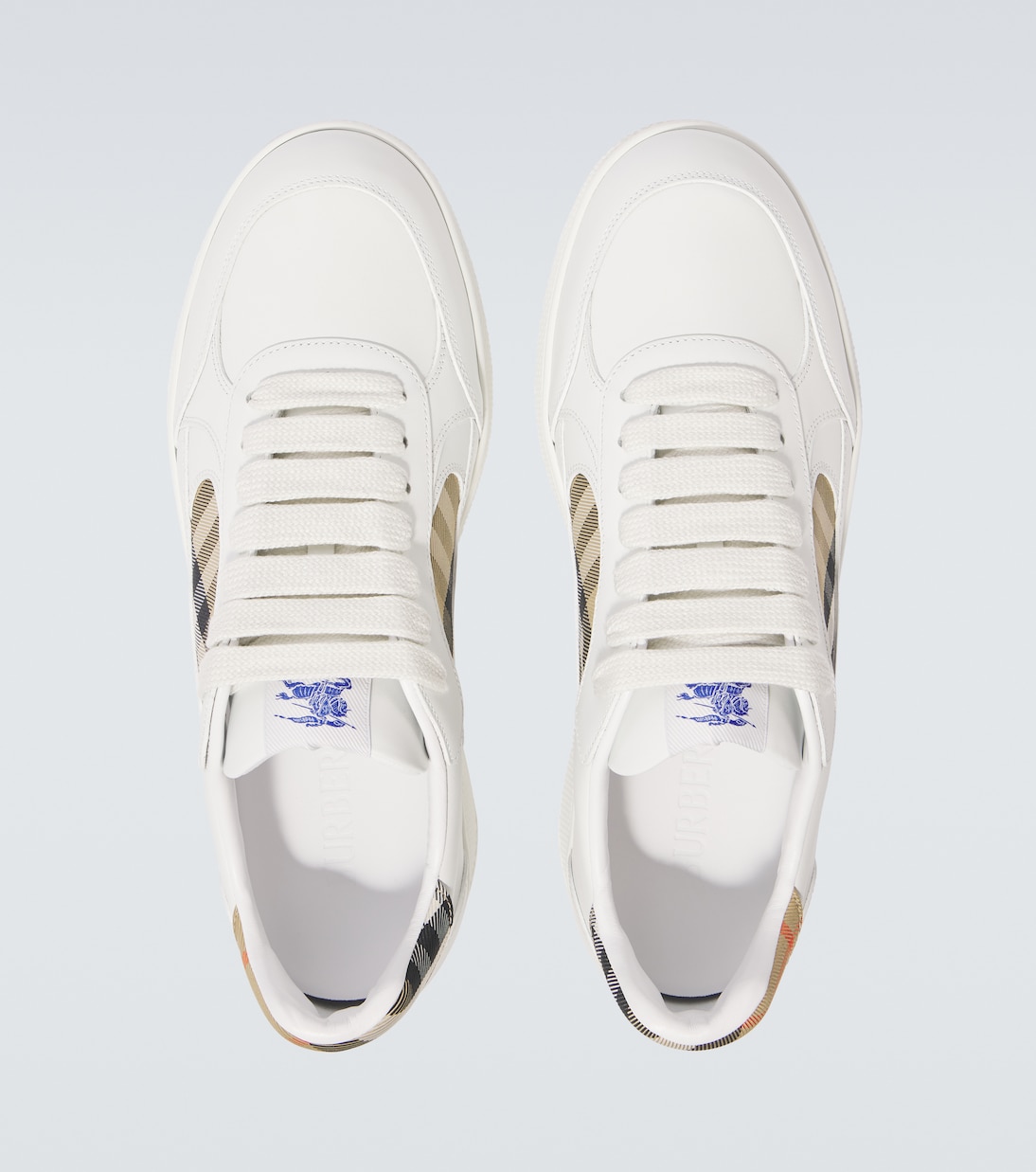 Burberry Check EKD leather sneakers | Burberry
