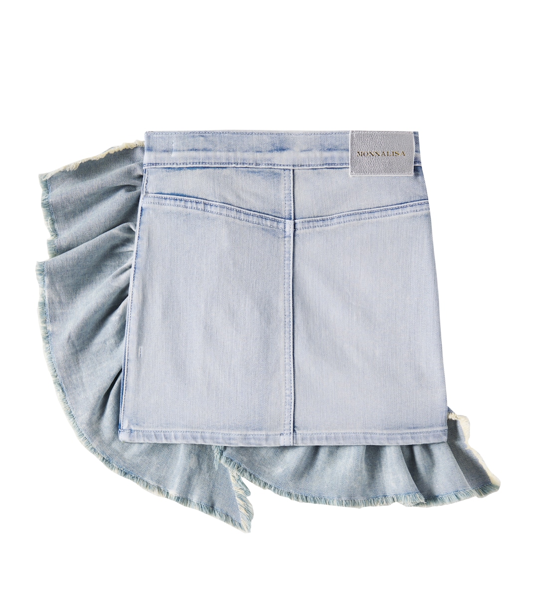 Gonna di jeans con volant | Monnalisa