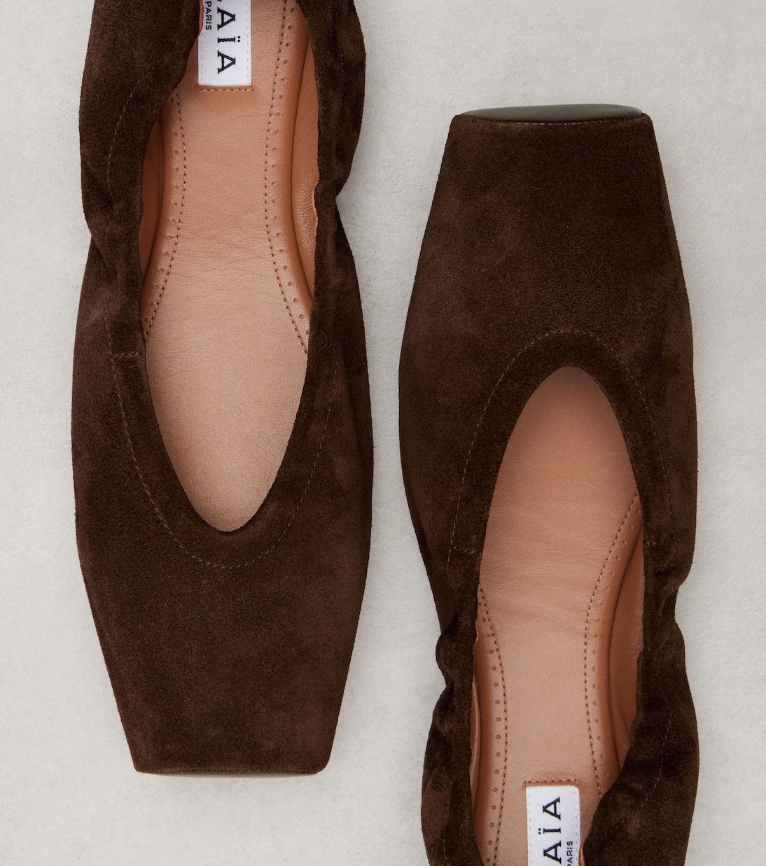 Pointe suede ballet flats | Alaïa