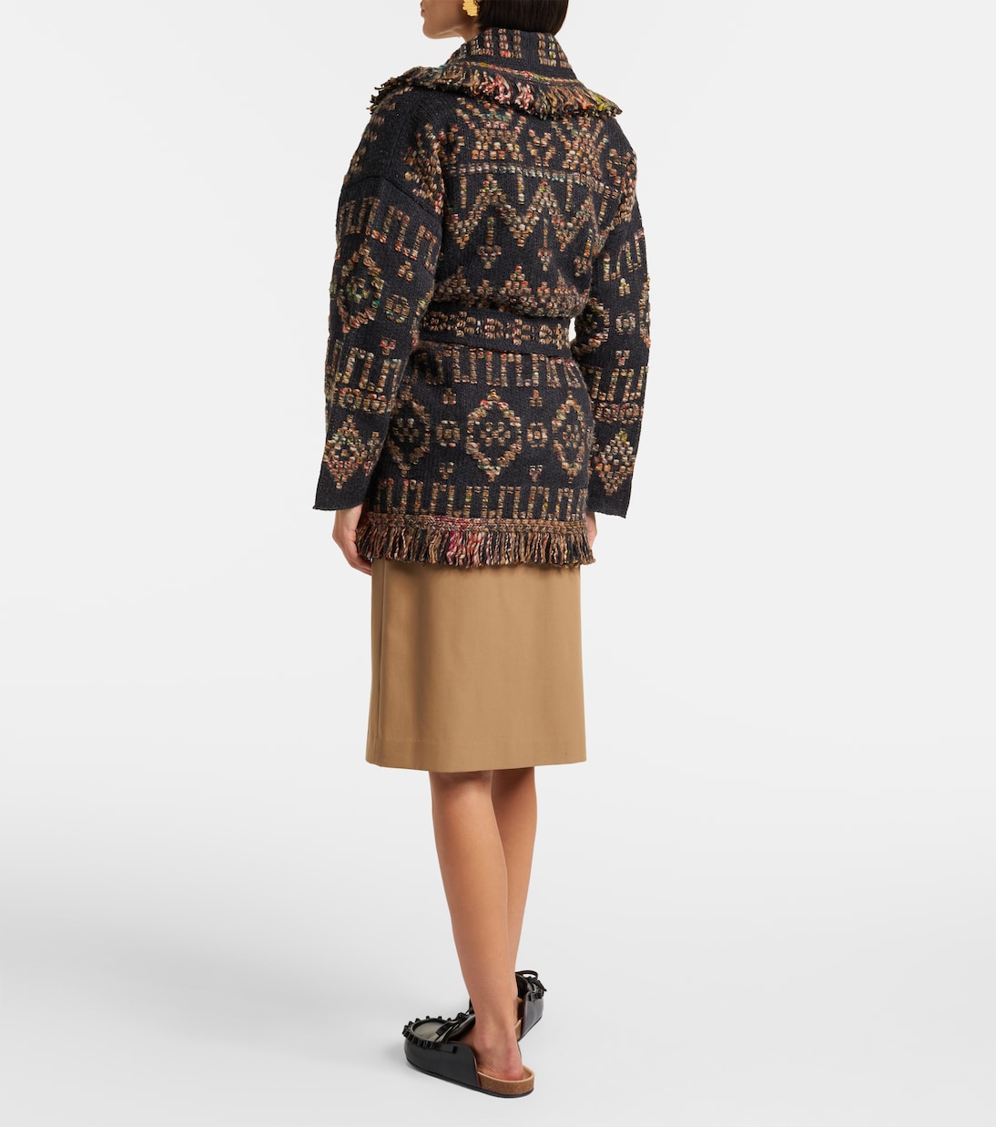 Grunge Beat wool-blend cardigan | Alanui