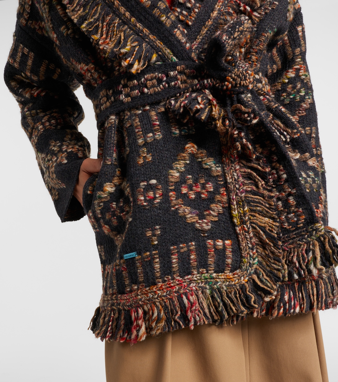 Grunge Beat wool-blend cardigan | Alanui