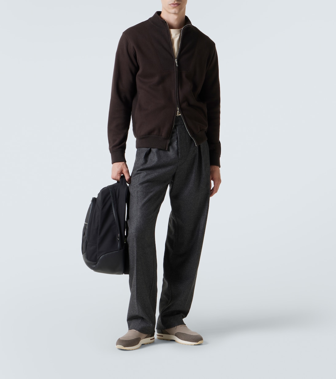 Bomber Whitney in jersey di misto cotone | Loro Piana