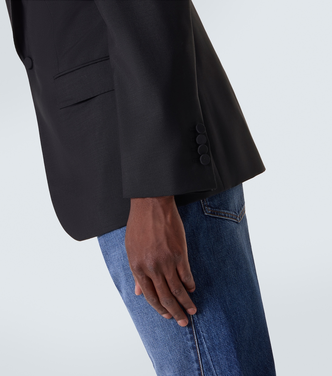 Wool and mohair tuxedo jacket | Givenchy