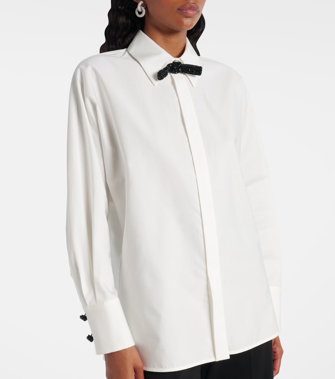 Camisa Roll de algodón y seda | Max Mara