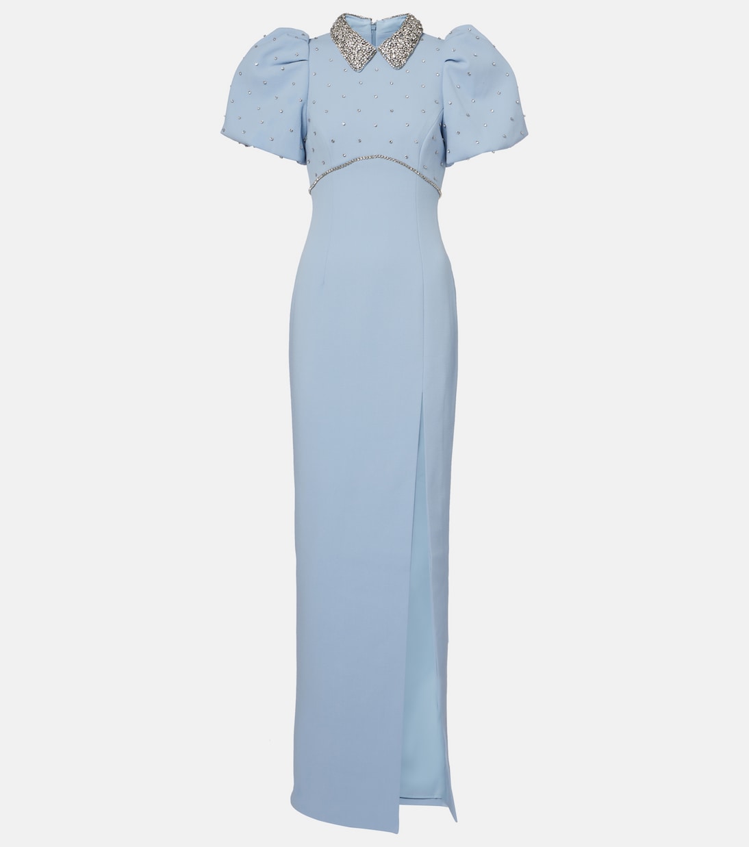 Amery embellished puff-sleeve gown | Rebecca Vallance