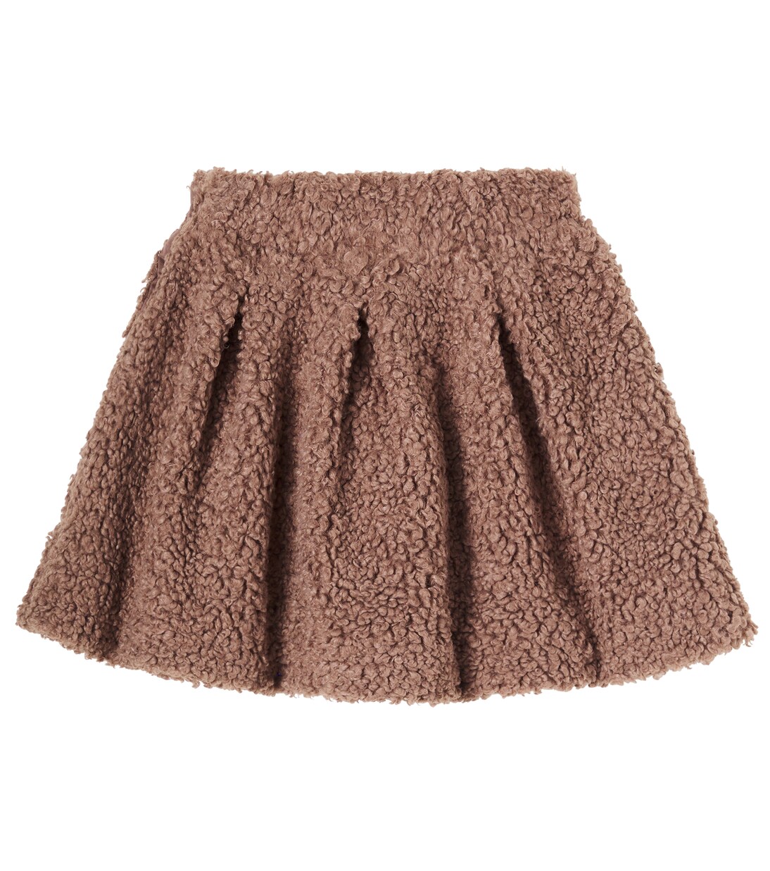 Isabelle pleated teddy skirt | Donsje