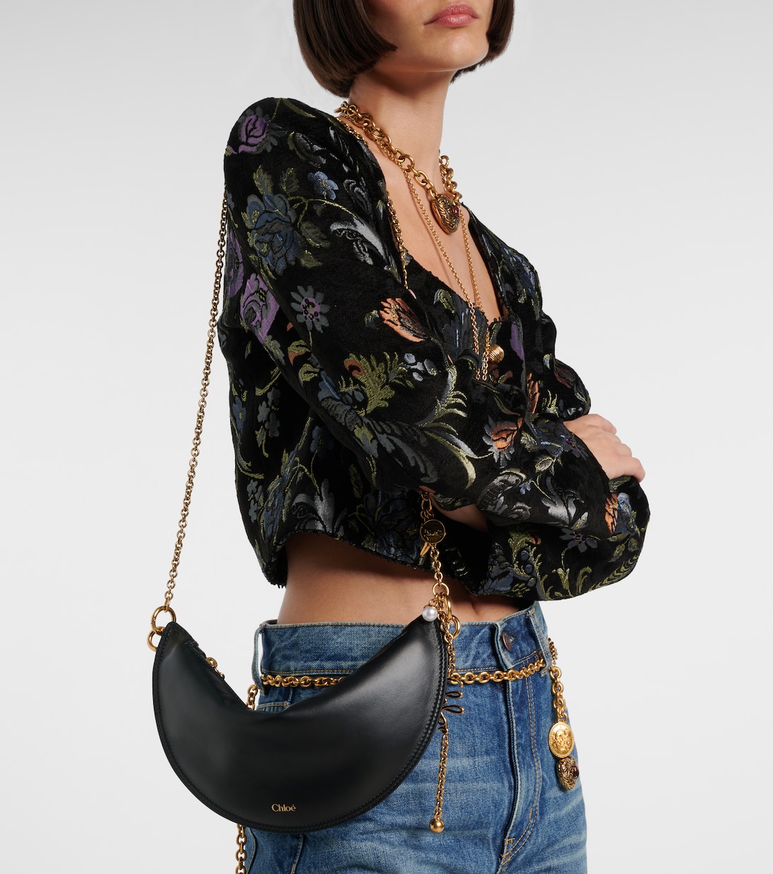 Schultertasche Chloé Icons Medium aus Leder | Chloé