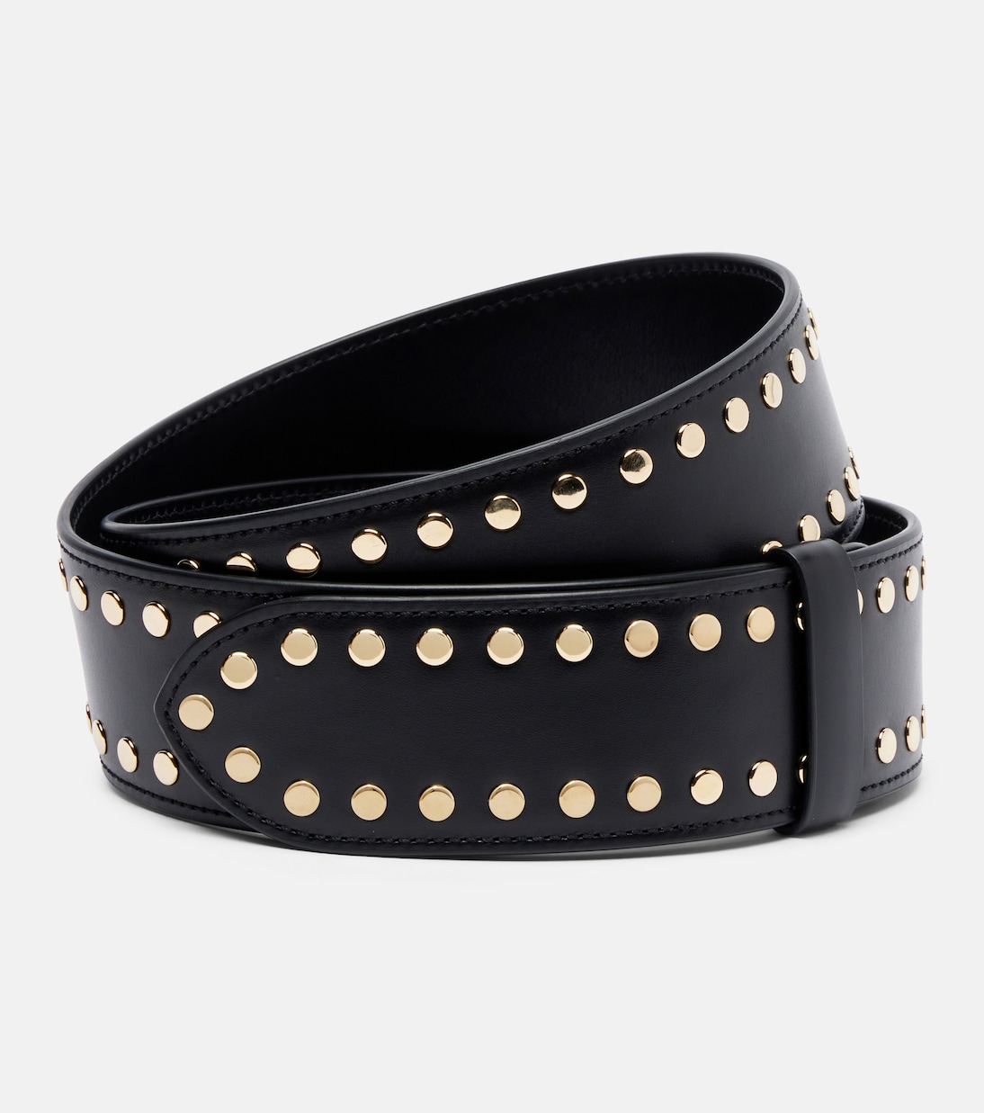 Theo studded leather belt | Khaite