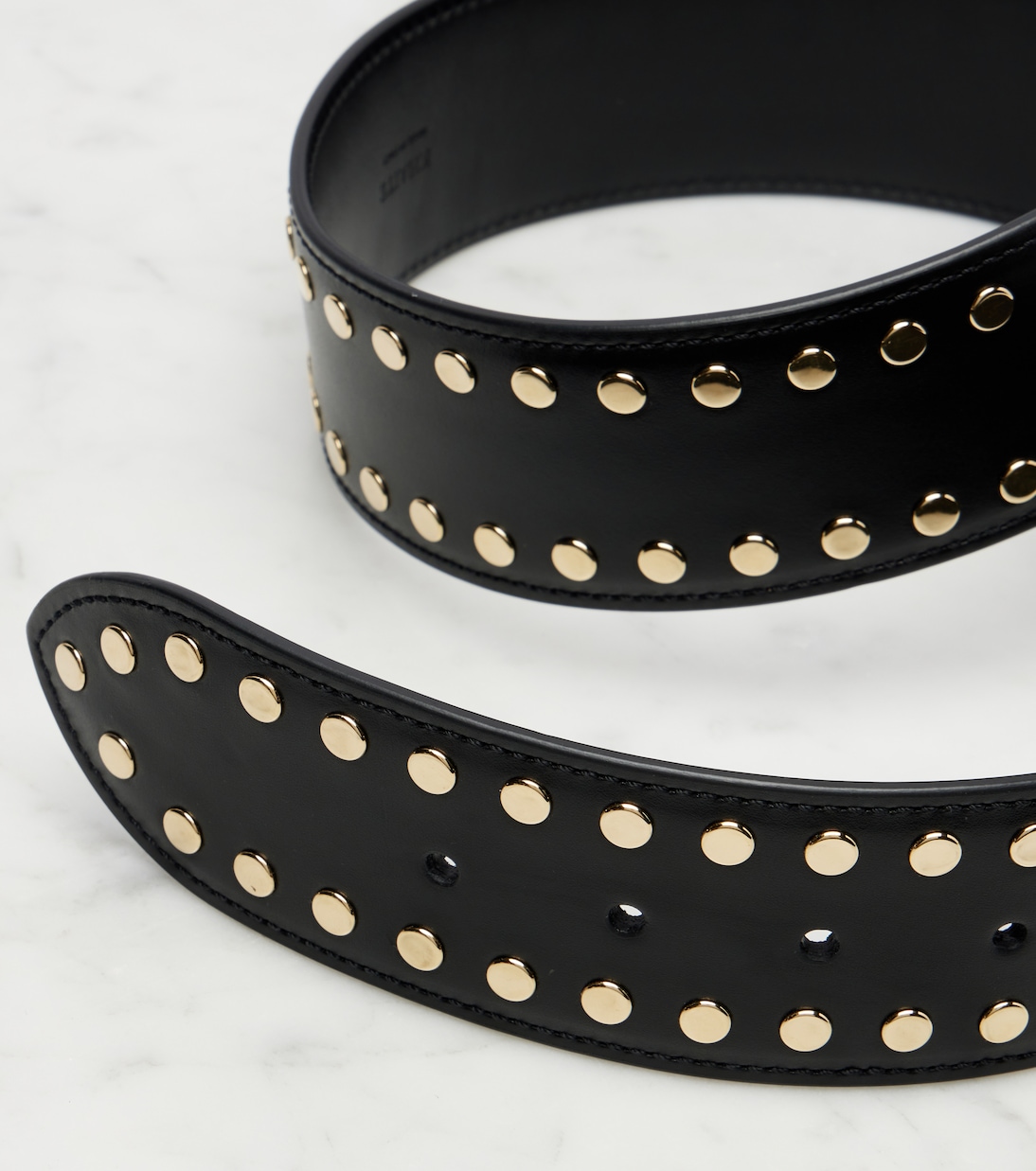 Theo studded leather belt | Khaite