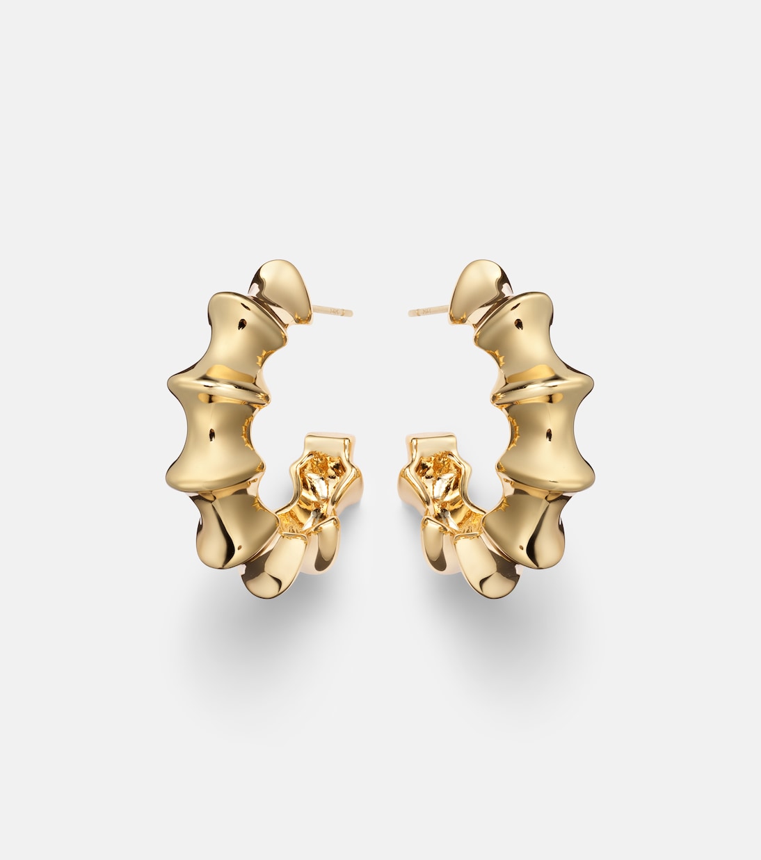 Murphy Mini gold-plated hoop earrings | Jennifer Fisher