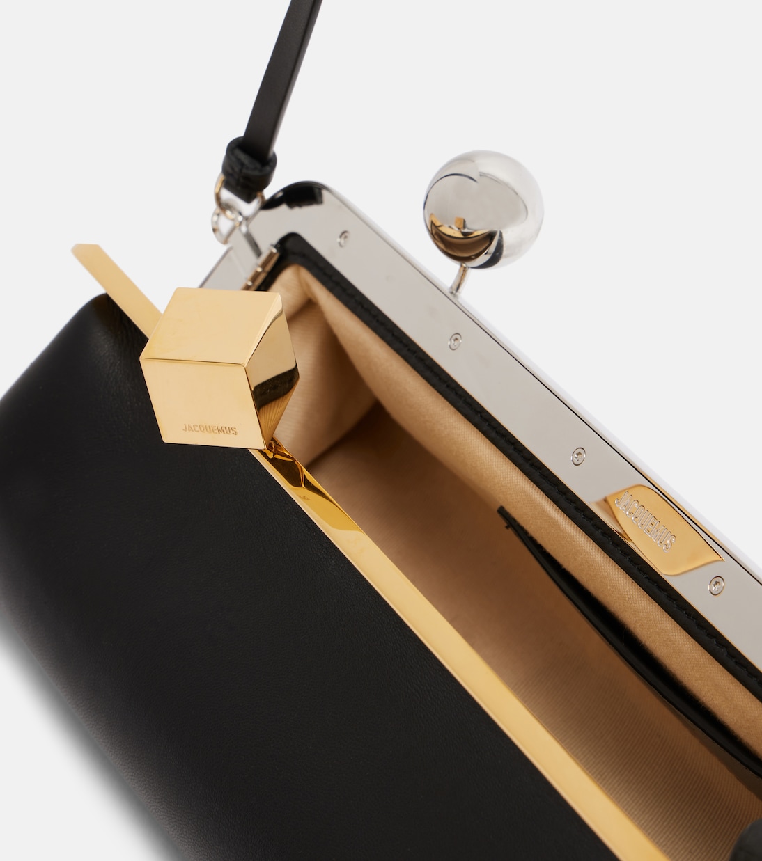 Salon leather clutch | Jacquemus