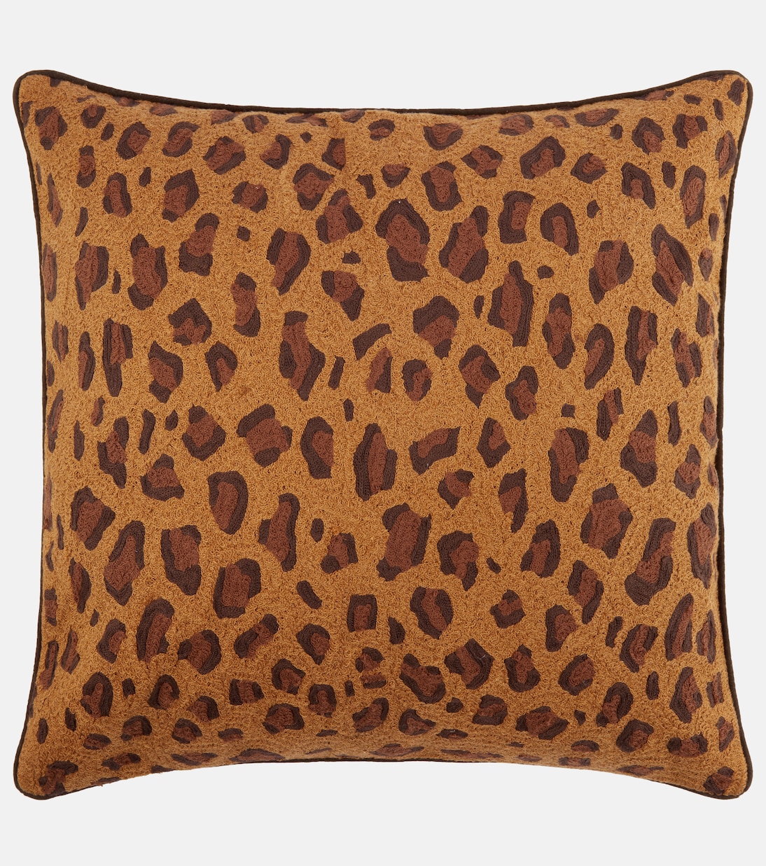 Cotton and silk velvet cushion | Les-Ottomans