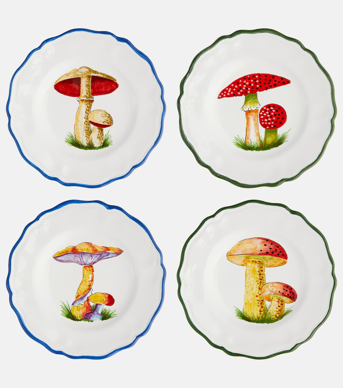 Set Mushroom aus vier Beilagentellern | Les-Ottomans