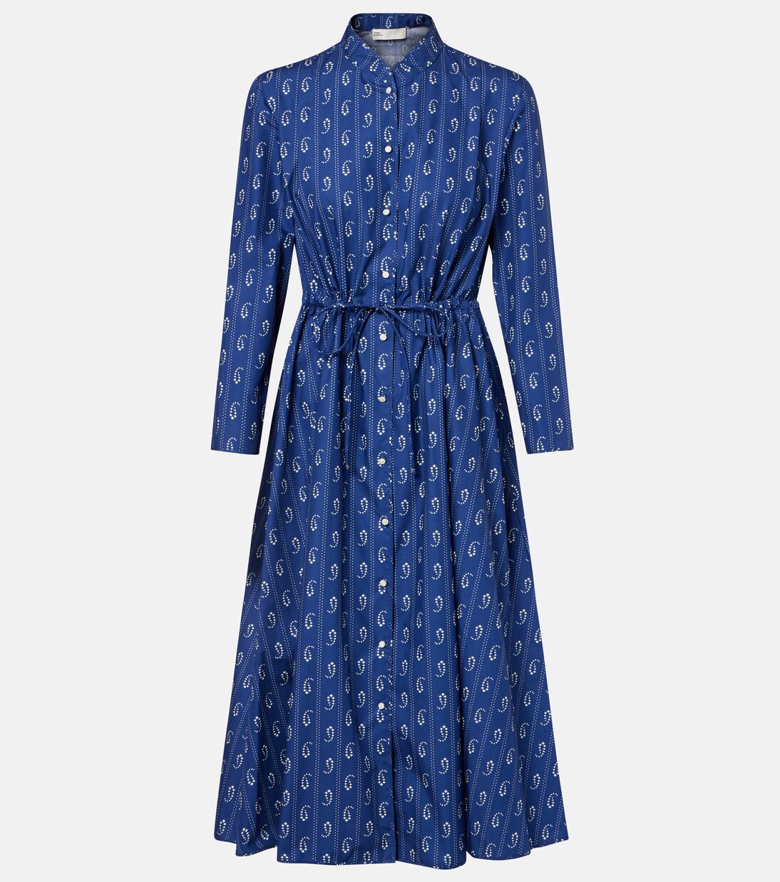 Printed cotton shirt dress | Tory Burch