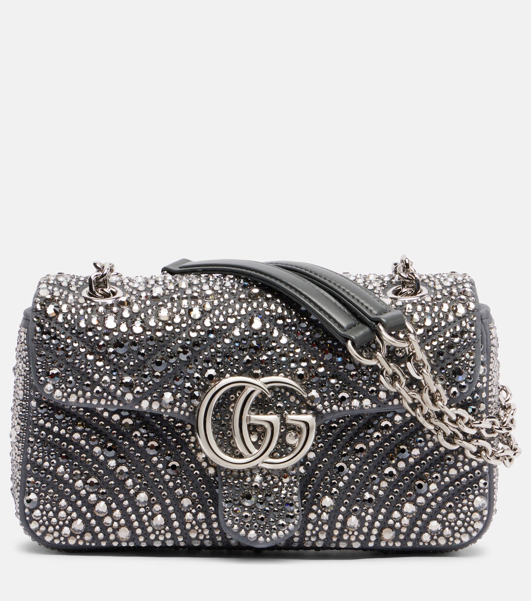GG Marmont Medium leather shoulder bag | Gucci