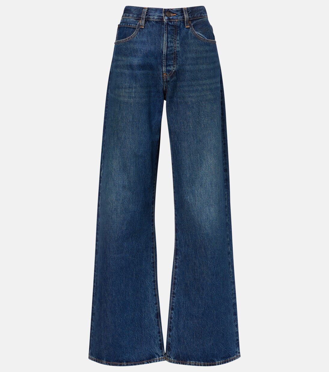 Loose low-rise wide-leg jeans | Frame