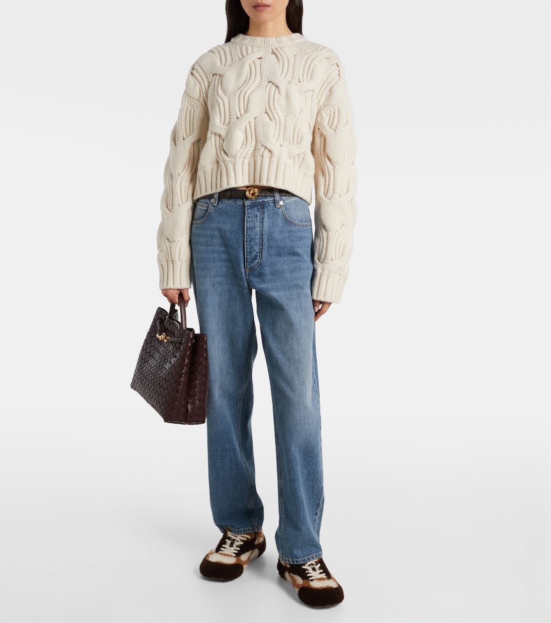 Baskets Orbit Flash en laine | Bottega Veneta