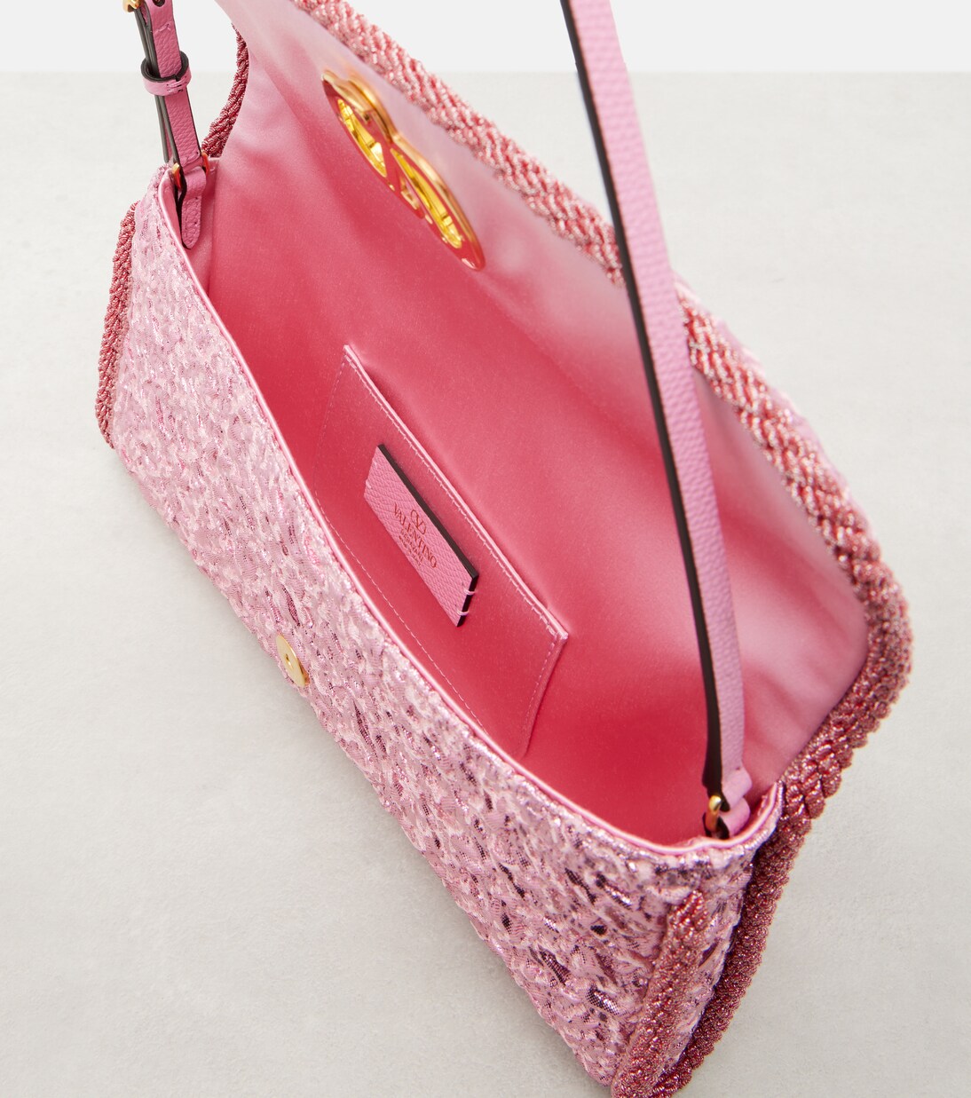 Borsa DeVain Small in jacquard | Valentino Garavani