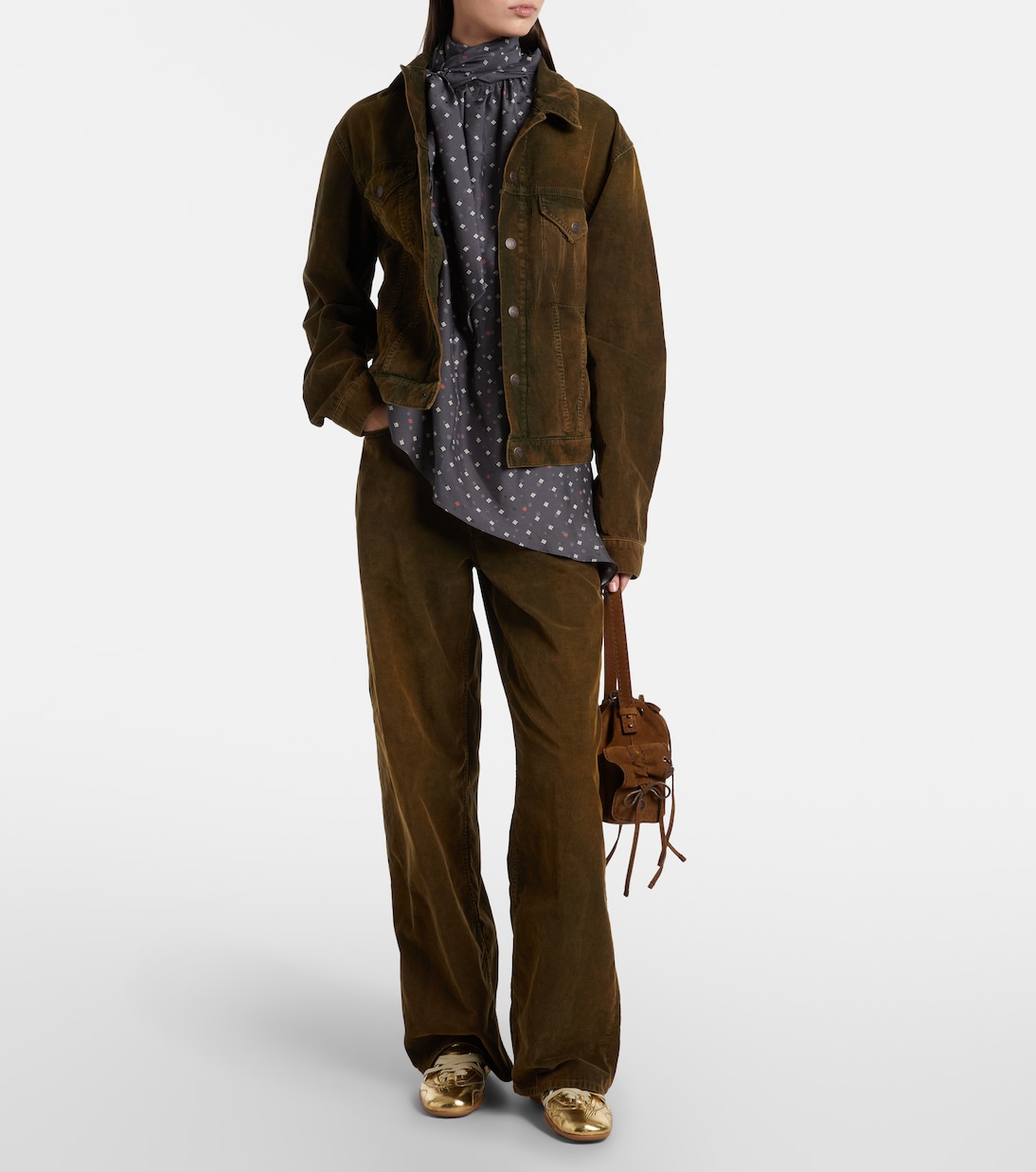 Bilaria metallic leather sneakers | Acne Studios