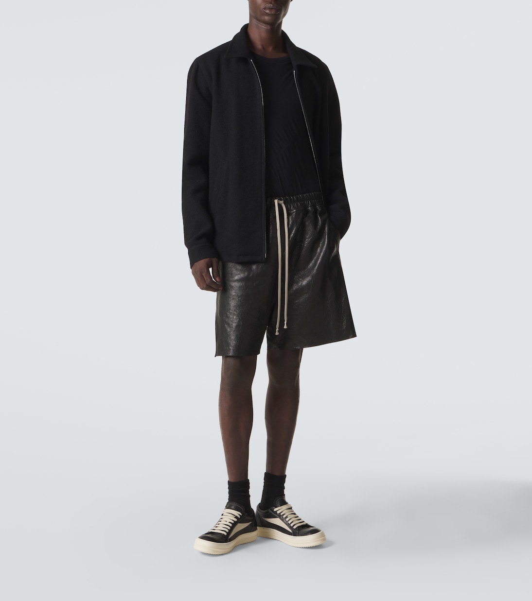 Vintage leather low-top sneakers  | Rick Owens